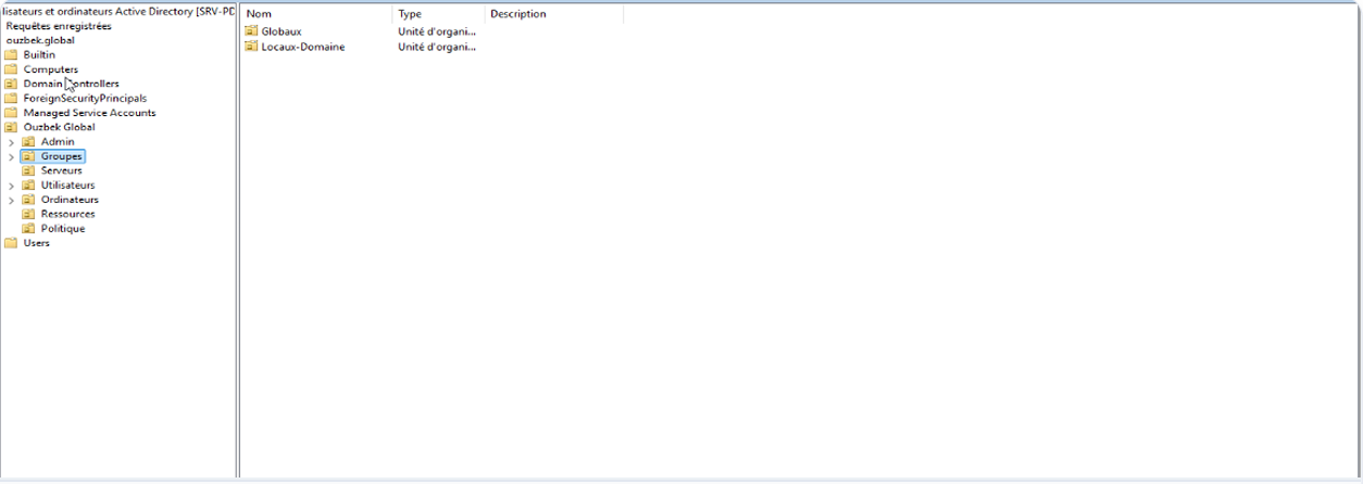 Console Active Directory